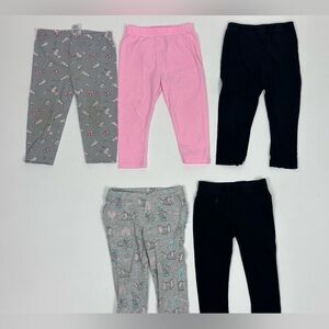 Toddler Girls Legging Lot of 5